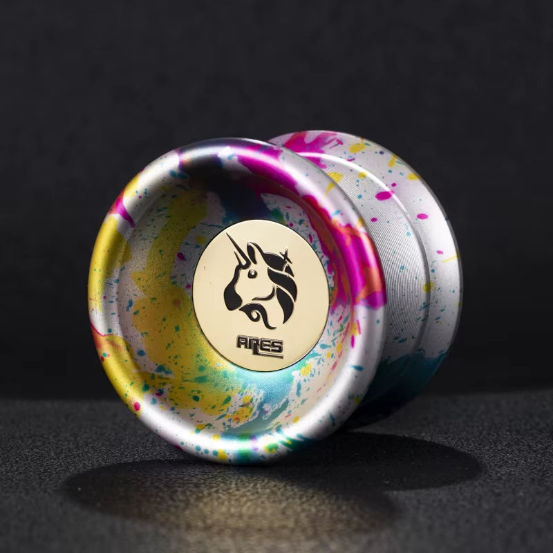 Yoyo Professional Magic Yoyo Metal Yoyo with 10 Ball Bearing Alloy Aluminum High Speed Unresponsive Yo Yo Classic Toys for Kids