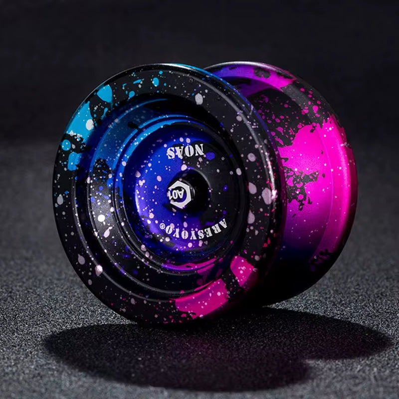 Yoyo Professional Magic Yoyo Metal Yoyo with 10 Ball Bearing Alloy Aluminum High Speed Unresponsive Yo Yo Classic Toys for Kids