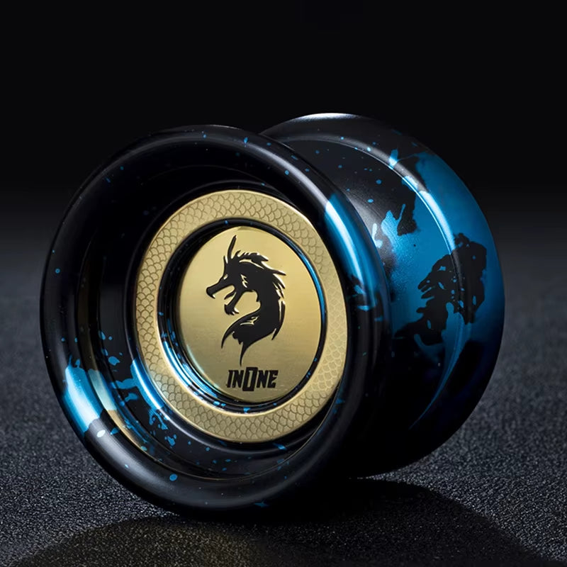 Yoyo Professional Magic Yoyo Metal Yoyo with 10 Ball Bearing Alloy Aluminum High Speed Unresponsive Yo Yo Classic Toys for Kids