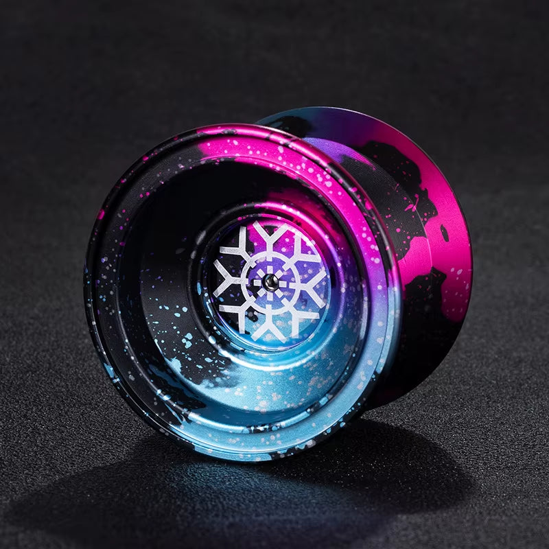 Yoyo Professional Magic Yoyo Metal Yoyo with 10 Ball Bearing Alloy Aluminum High Speed Unresponsive Yo Yo Classic Toys for Kids
