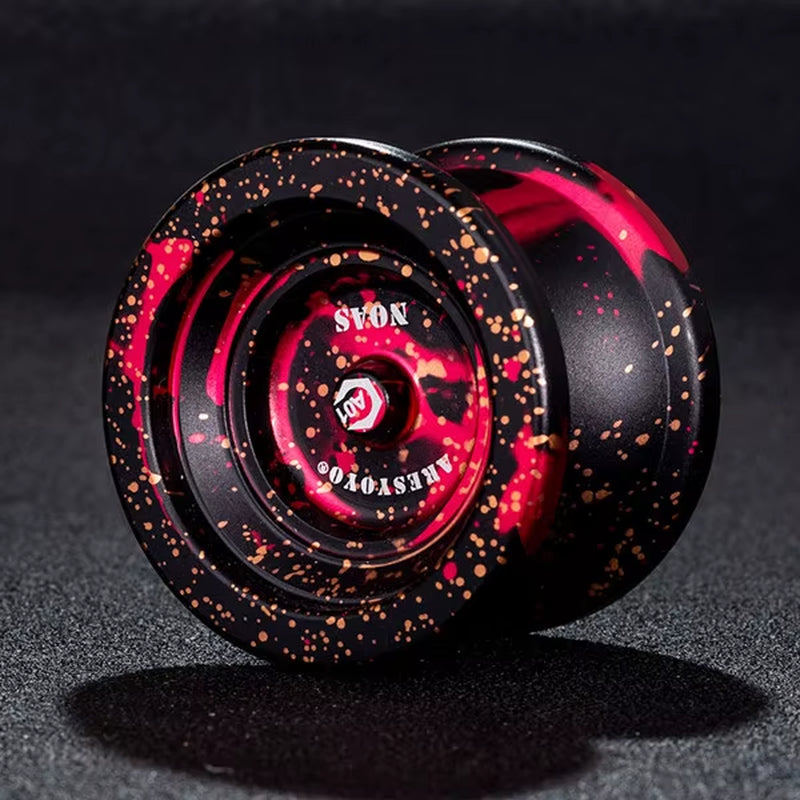 Yoyo Professional Magic Yoyo Metal Yoyo with 10 Ball Bearing Alloy Aluminum High Speed Unresponsive Yo Yo Classic Toys for Kids