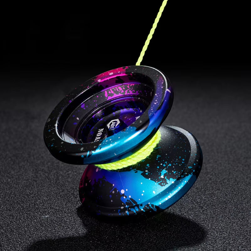 Yoyo Professional Magic Yoyo Metal Yoyo with 10 Ball Bearing Alloy Aluminum High Speed Unresponsive Yo Yo Classic Toys for Kids